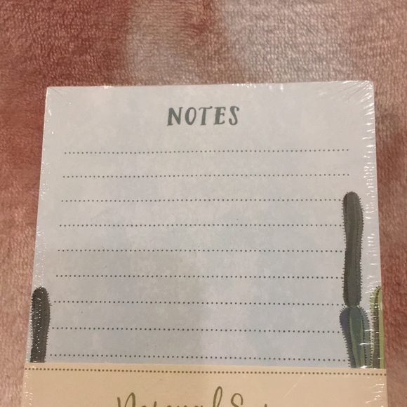 Blooming Desert Cactus Succulent Note Pads Set of Two full size 70 sheets ea NWT - Picture 4 of 11